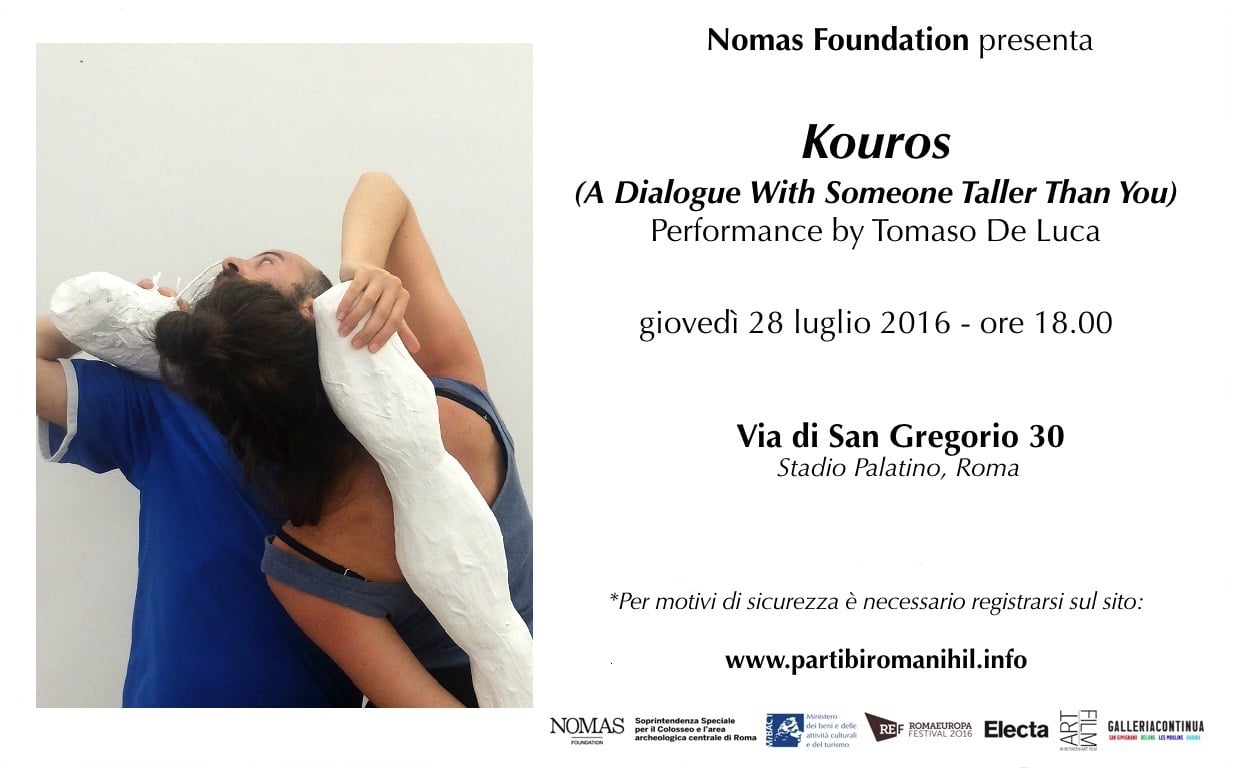 Tomaso De Luca – Kouros (A Dialogue With Someone Taller Than You)